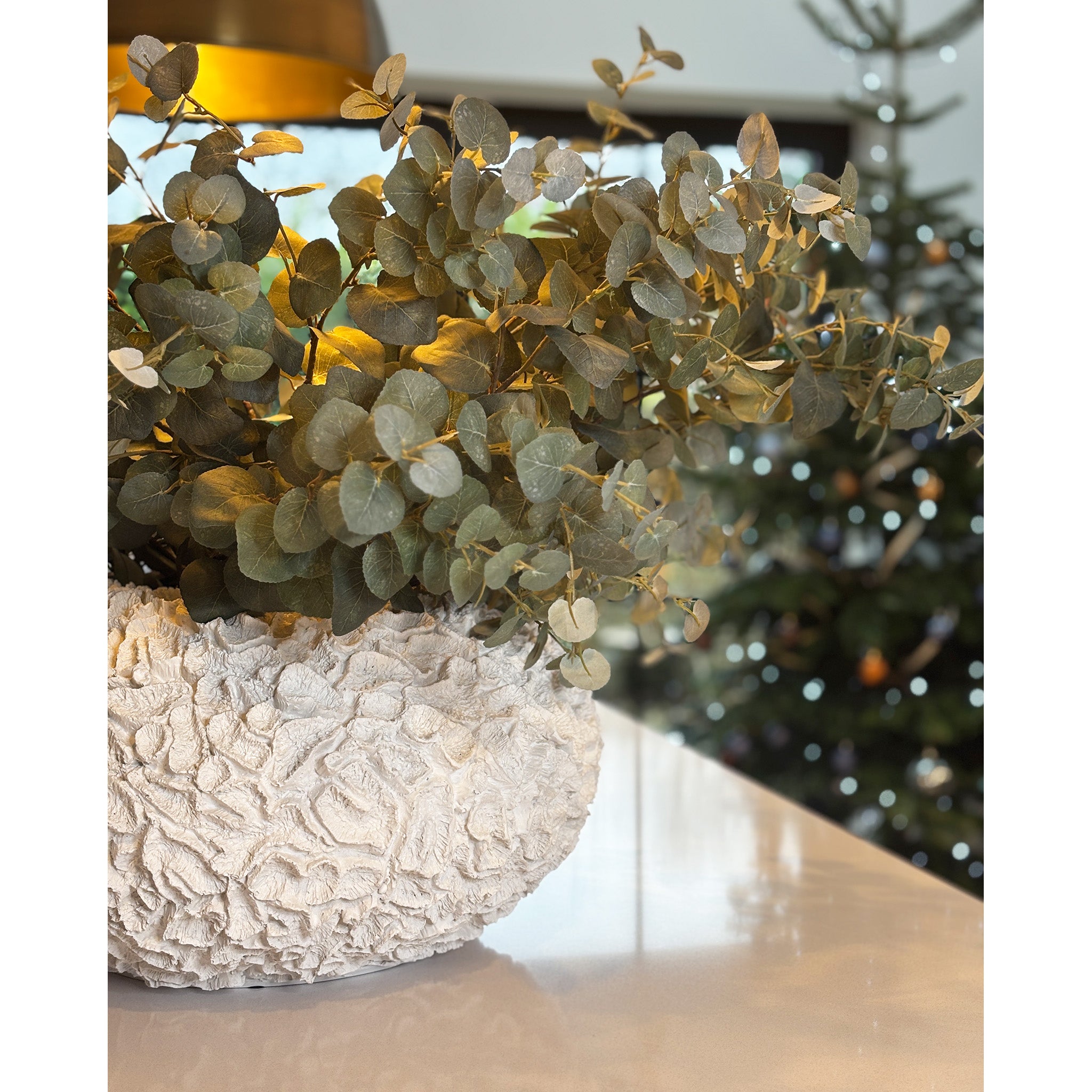 Large Coral Textured Vase